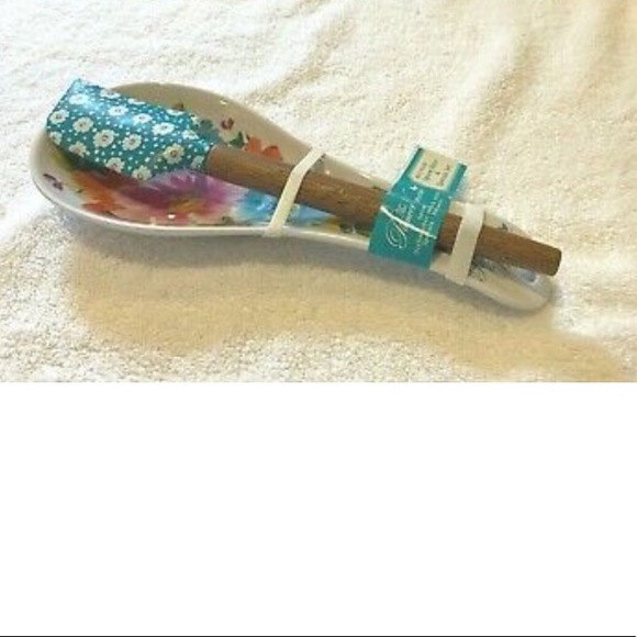 Pioneer Woman Breezy Blossom Spoon Rest - Picture 3 of 6